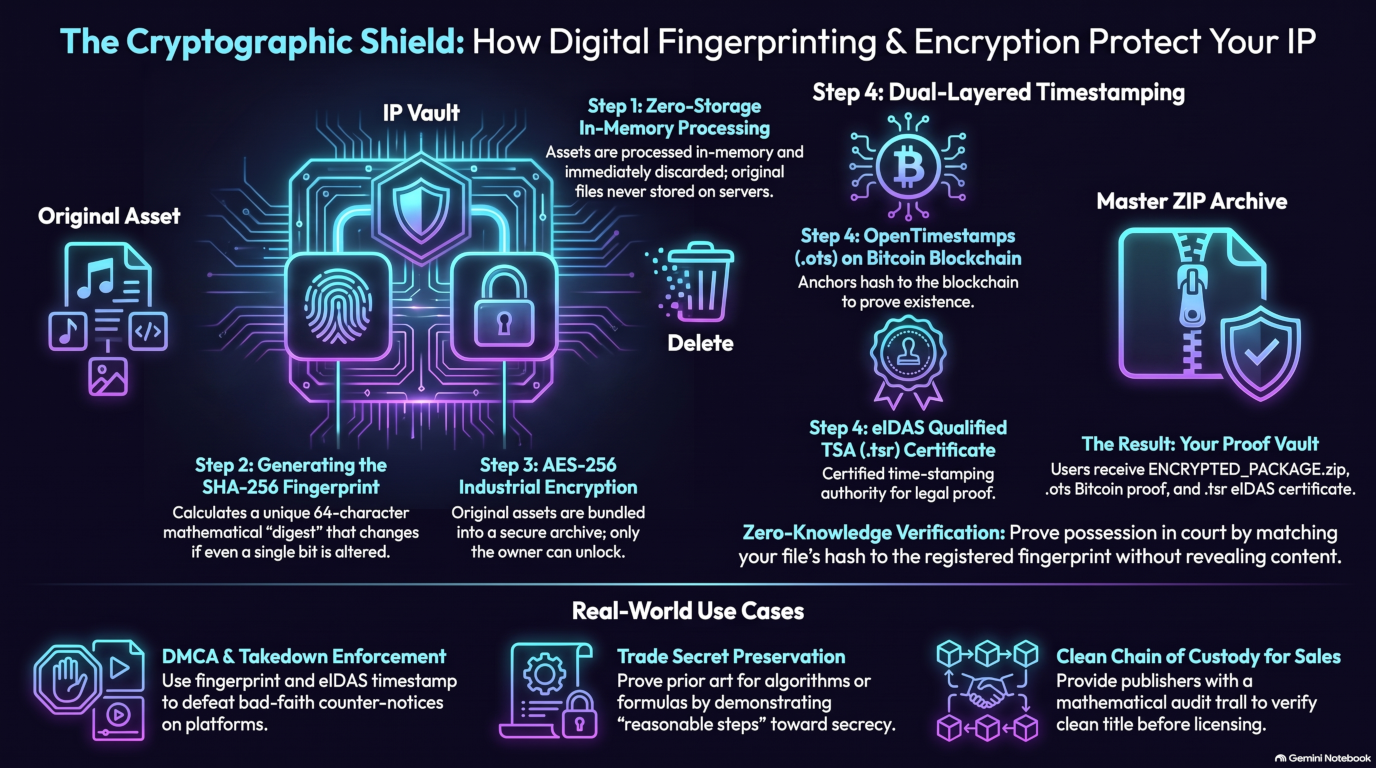 From Postmarks to Proof: How Cryptographic Hashing Stands Up in Copyright Court